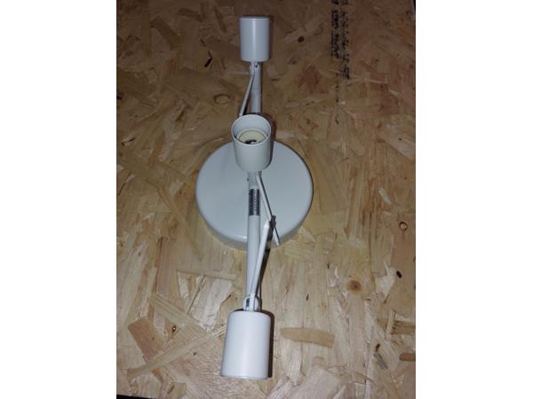 Witte lamp met GU10 fitting